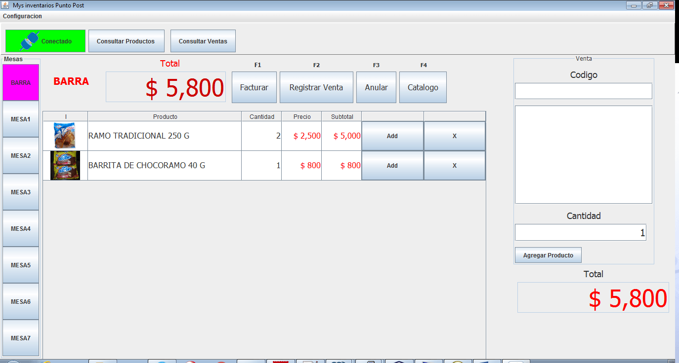 puntos pos para panaderias